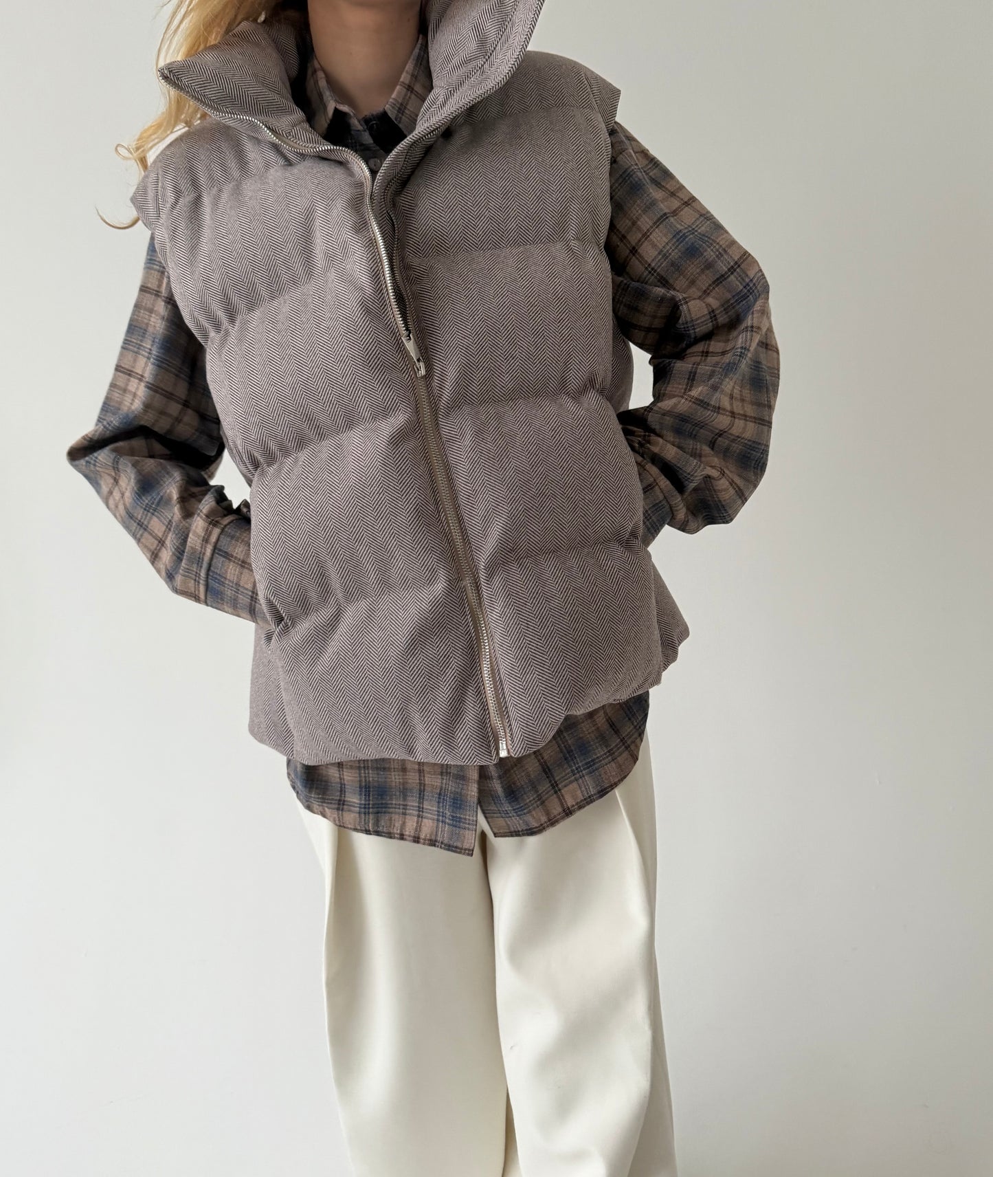 Liemenė su kašmyru