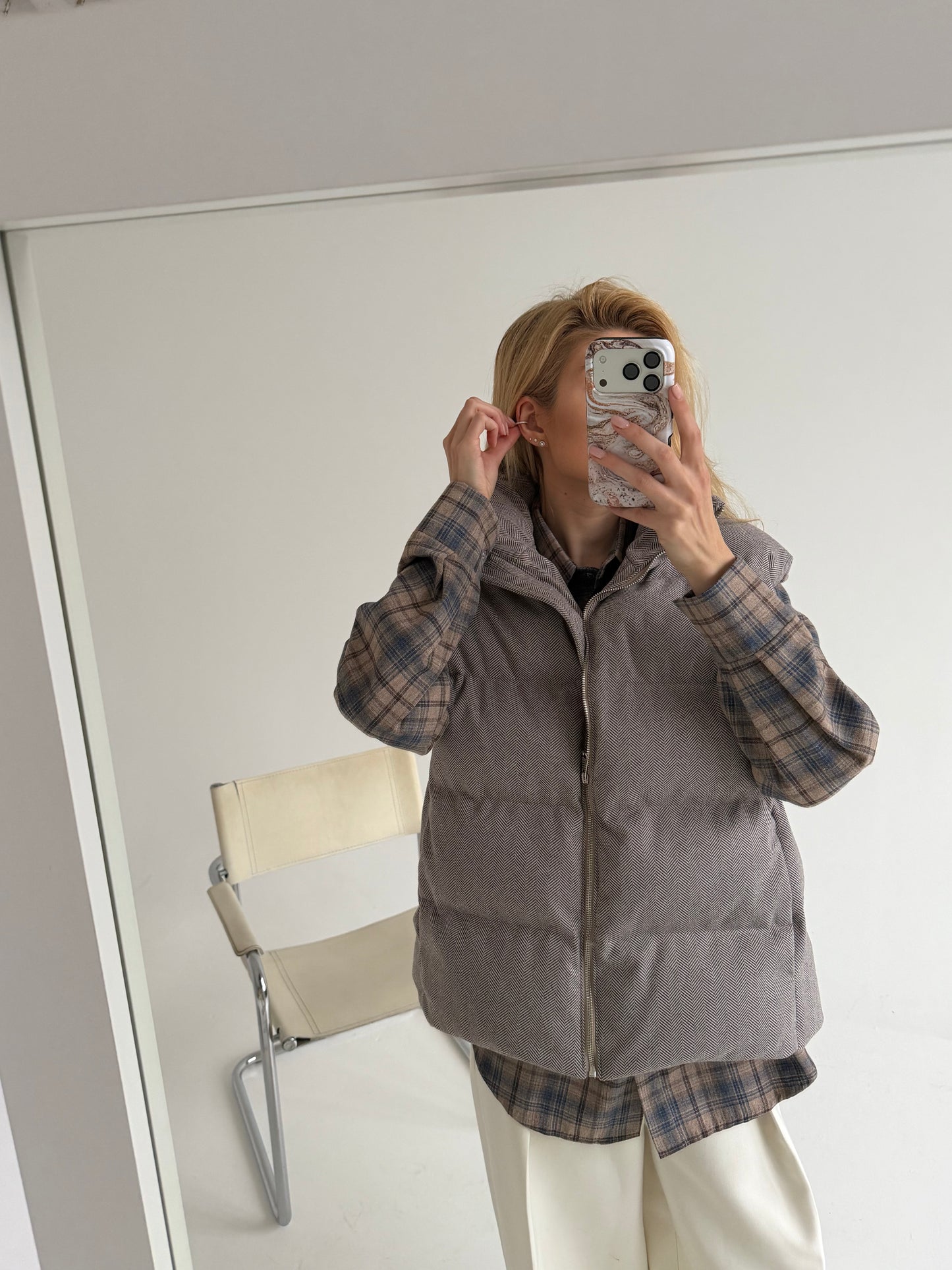 Liemenė su kašmyru