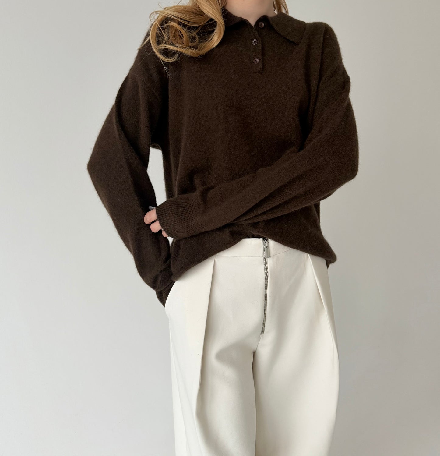 Kašmyro polo megztinis