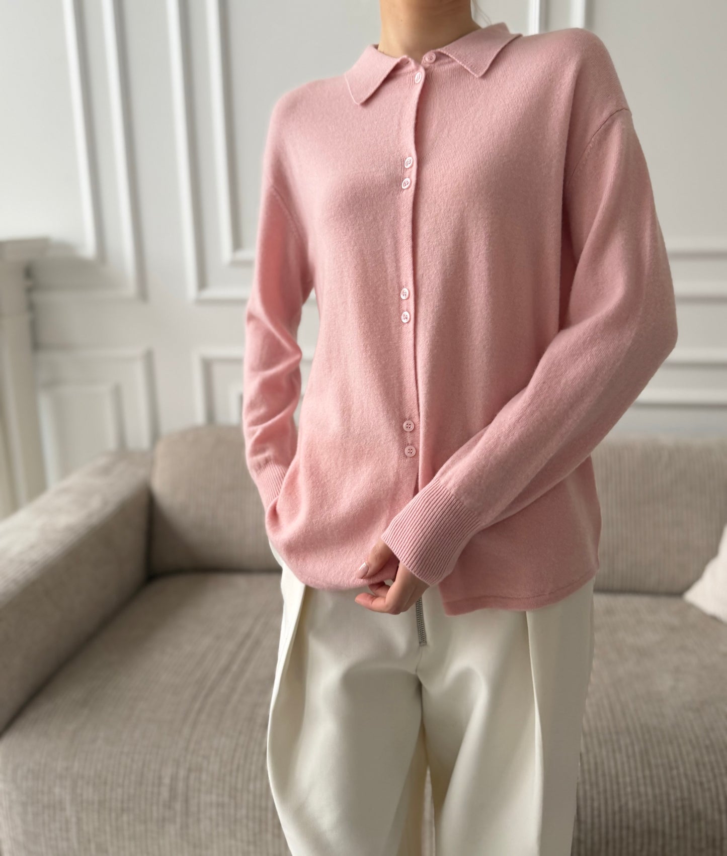 Kašmyro polo megztinis