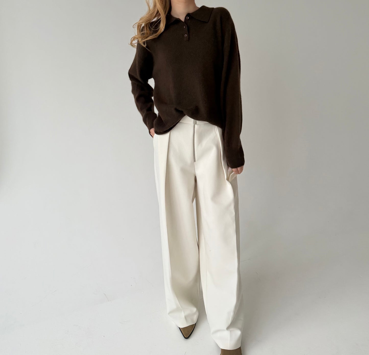 Kašmyro polo megztinis