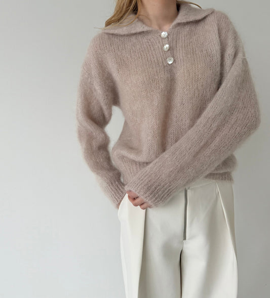 Polo megztinis su mohera