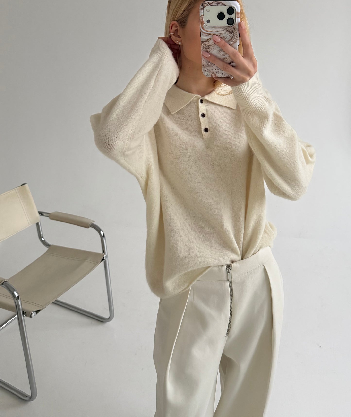 Kašmyro polo megztinis