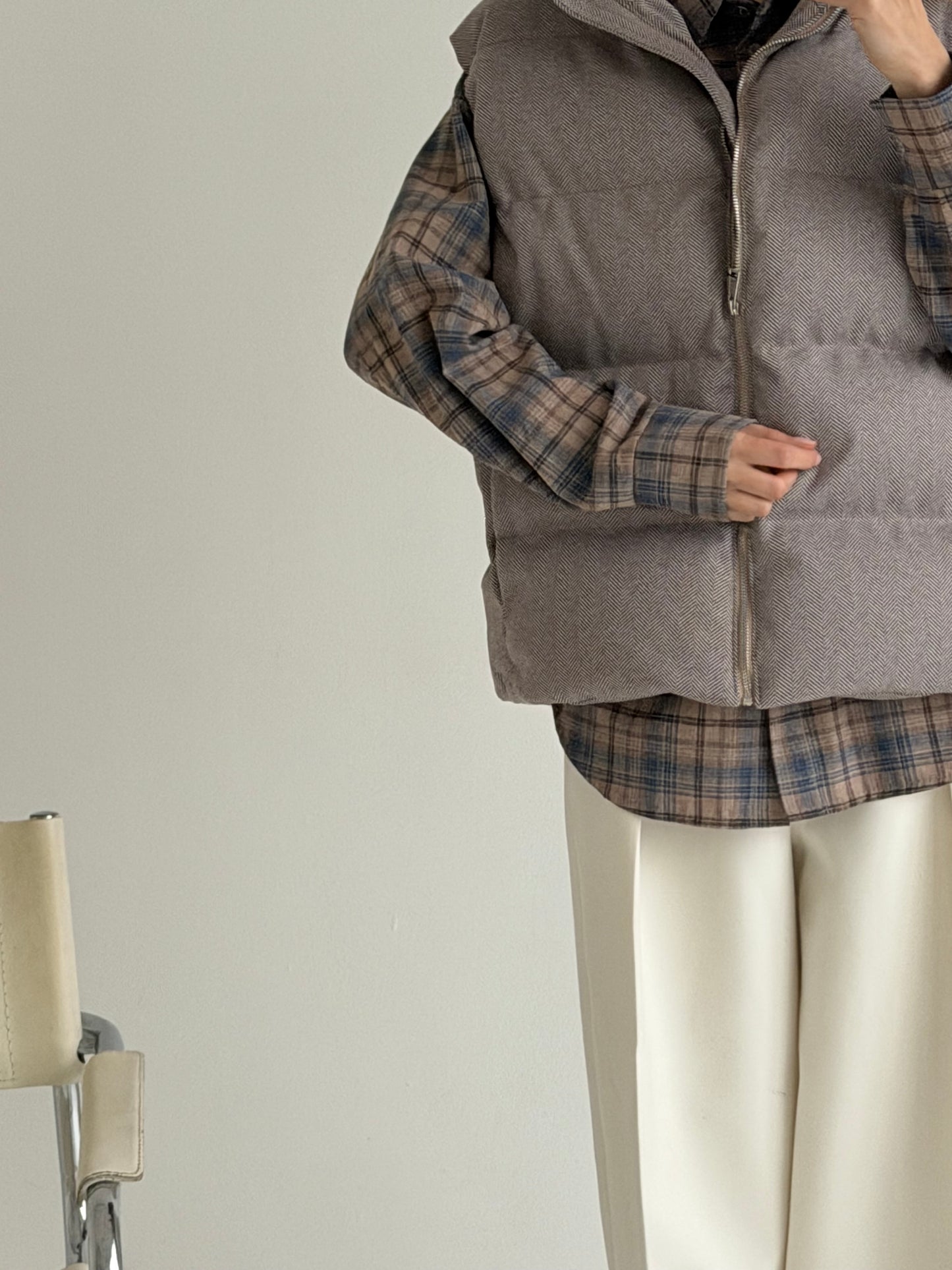 Liemenė su kašmyru