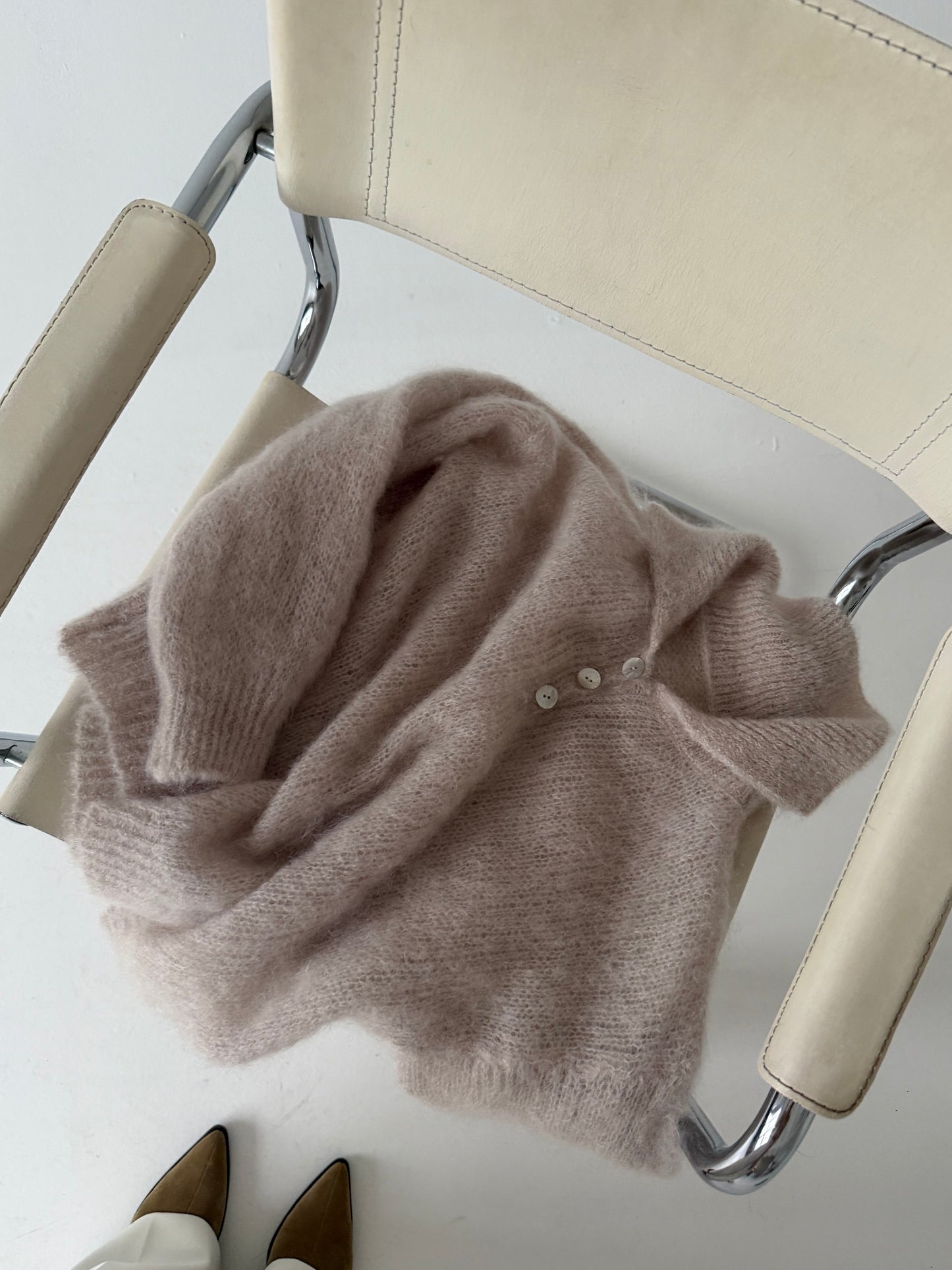 Polo megztinis su mohera