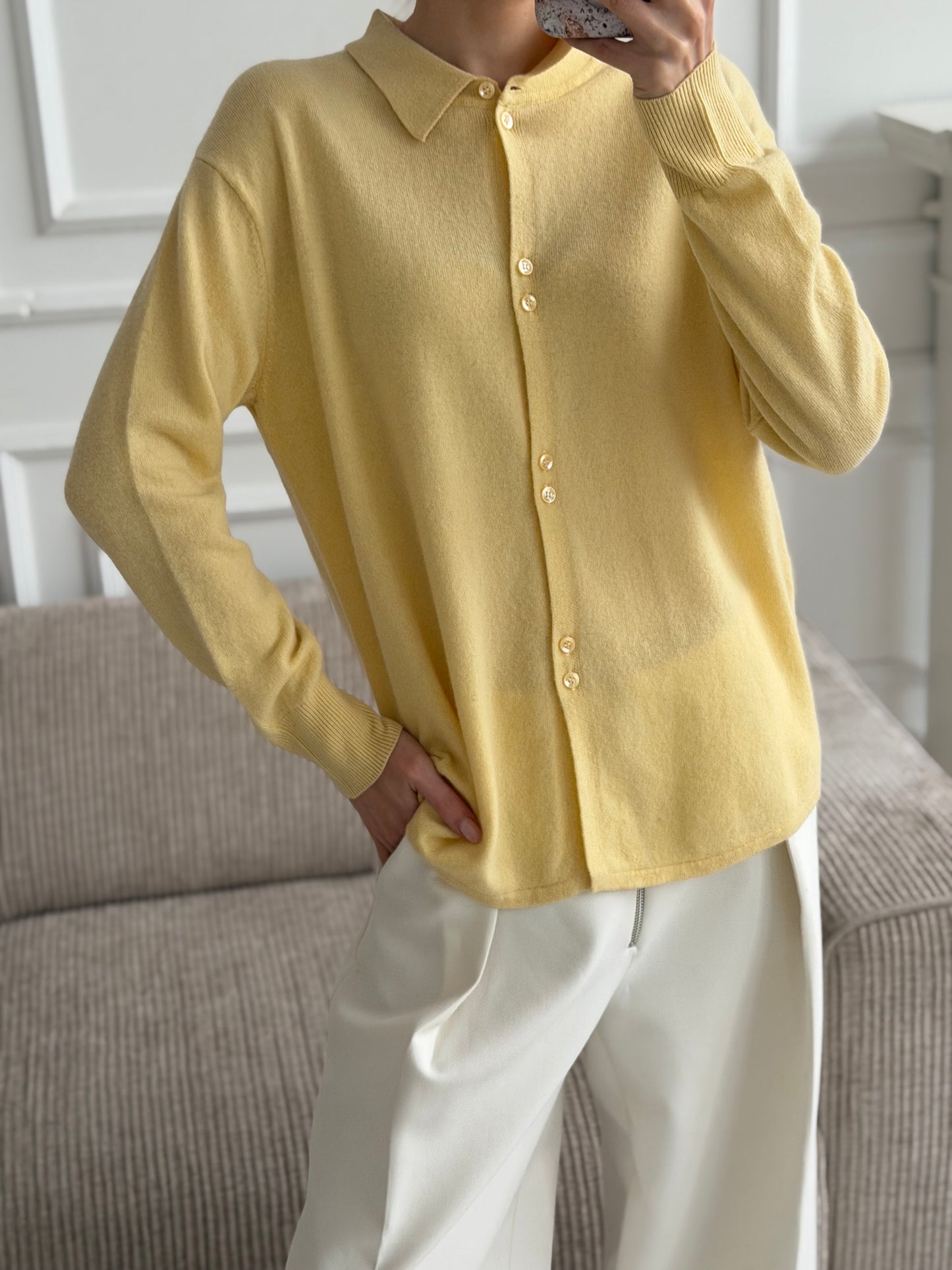 Kašmyro polo megztinis