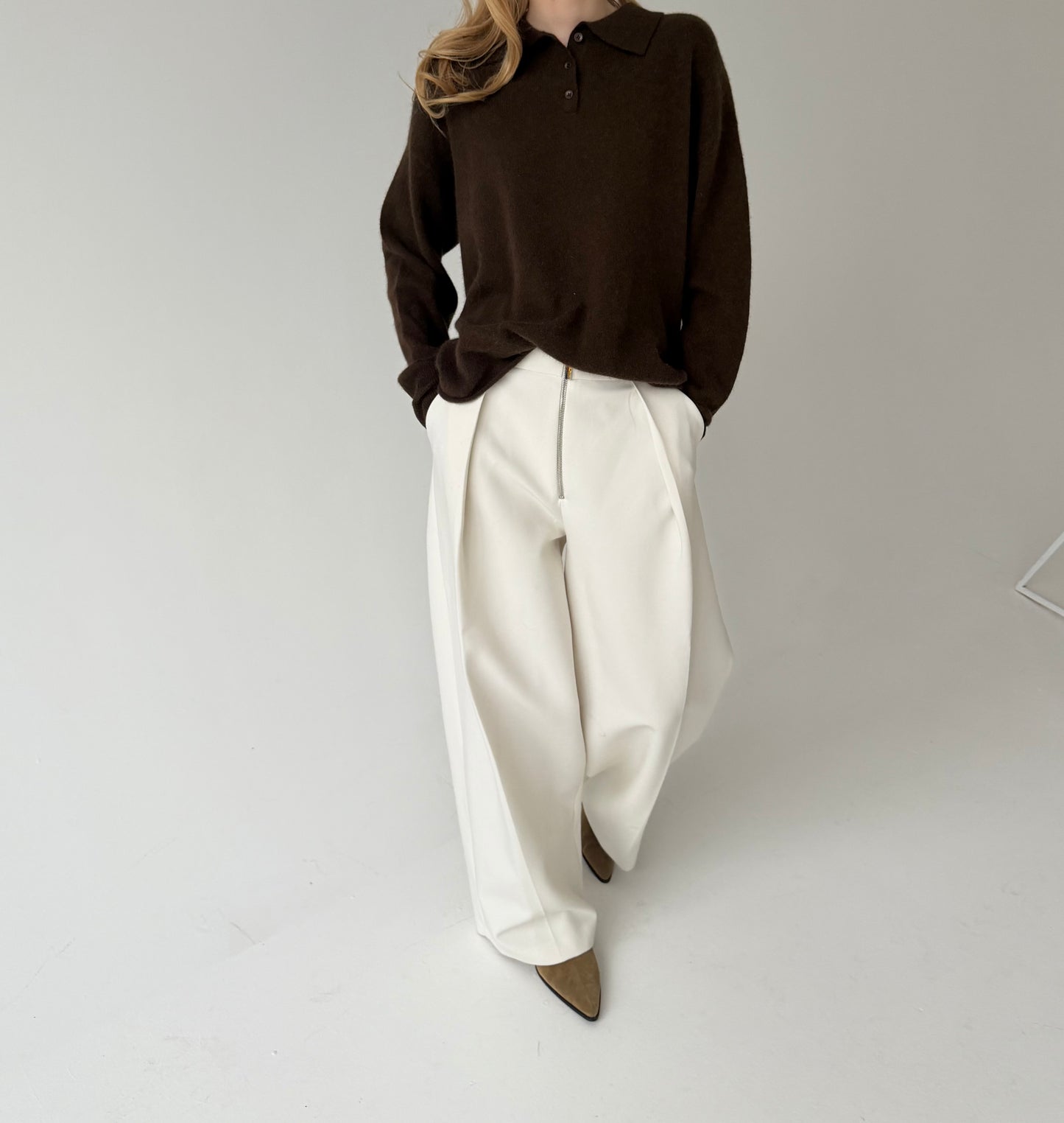 Kašmyro polo megztinis