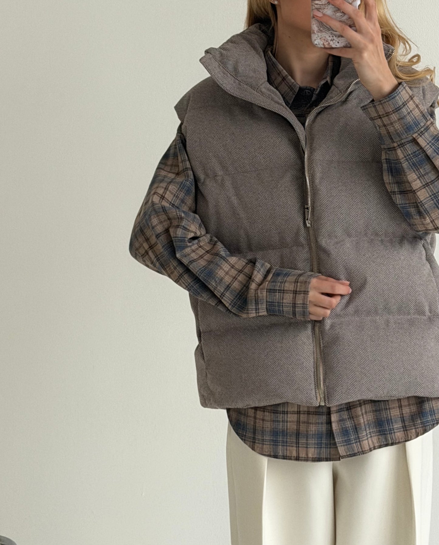 Liemenė su kašmyru