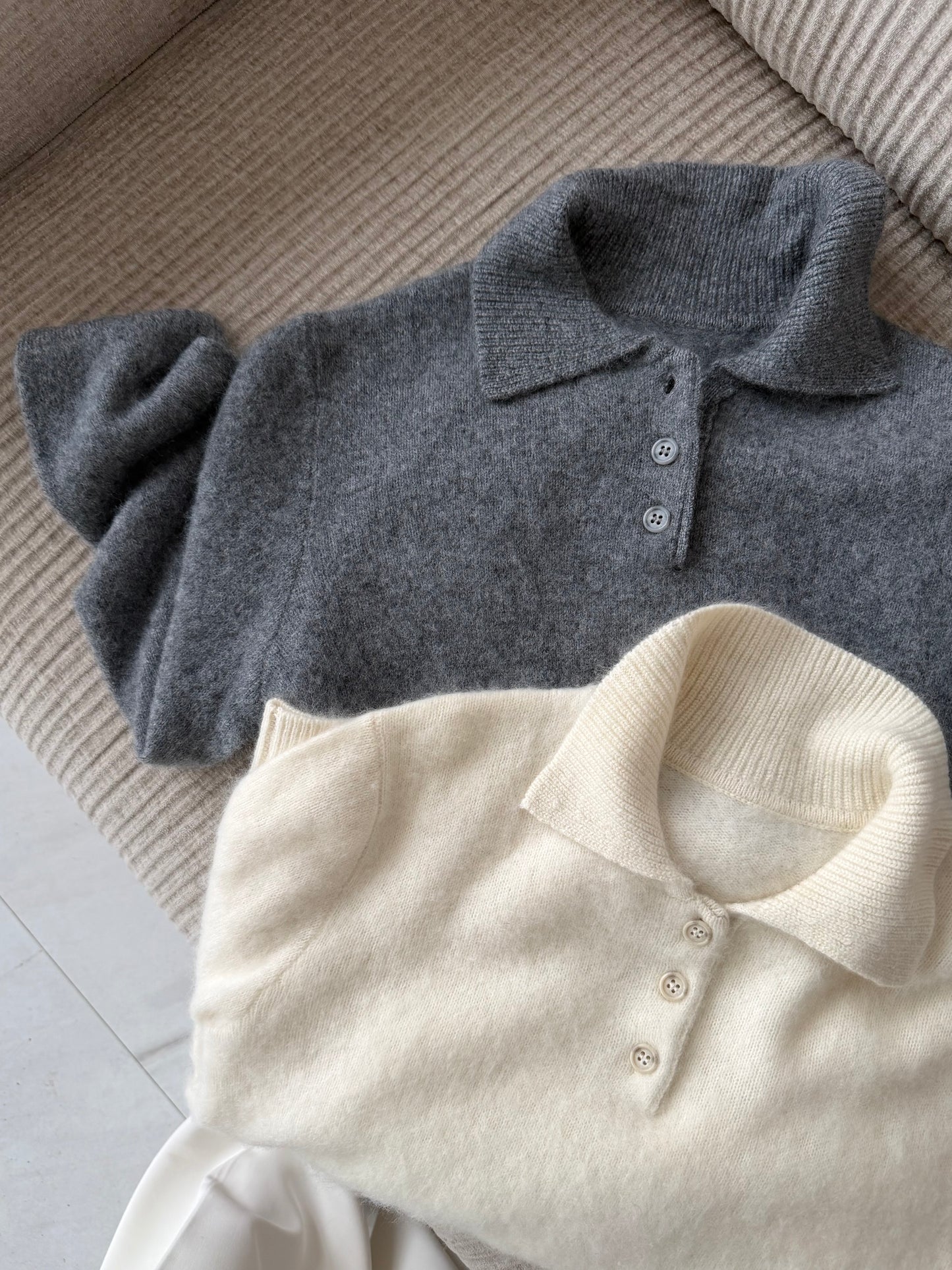 Polo kašmyro megztinis